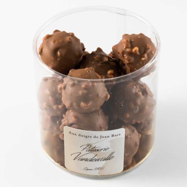 Mini rochers praliné lait Petite boite de mini rochers praliné au l...